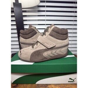 6W - PUMA Womens Speedcat Wedge Totally Taupe Chocolate 407878-01